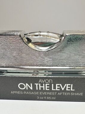 Vintage Avon “On The Level” Everest After Shave Bottle w/ Box | Level Tool